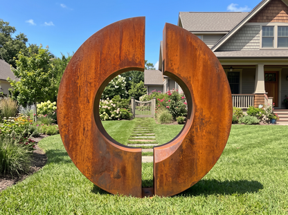 Arc Cut Horizon Sculpture