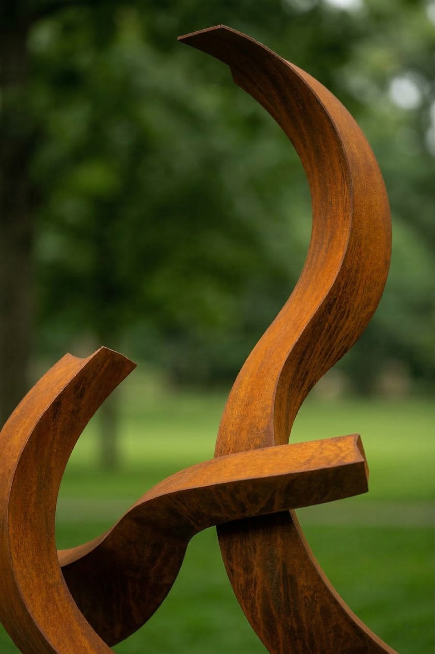 5.2 Ft Modern Metal Garden Sculpture | Handmade Custom Outdoor Yard & Landscape Art