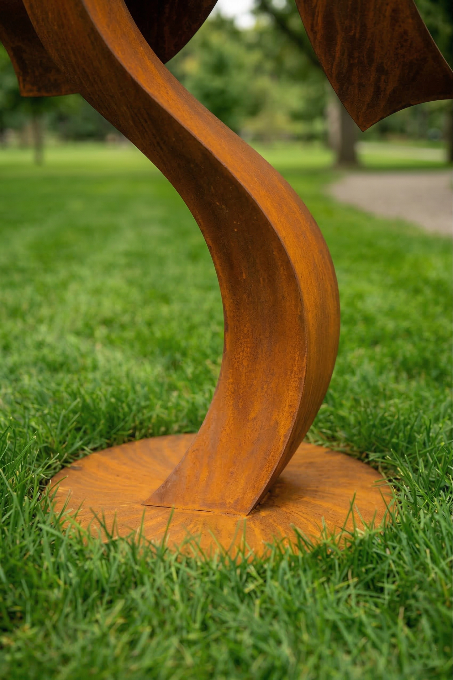 5.2 Ft Modern Metal Garden Sculpture | Handmade Custom Outdoor Yard & Landscape Art