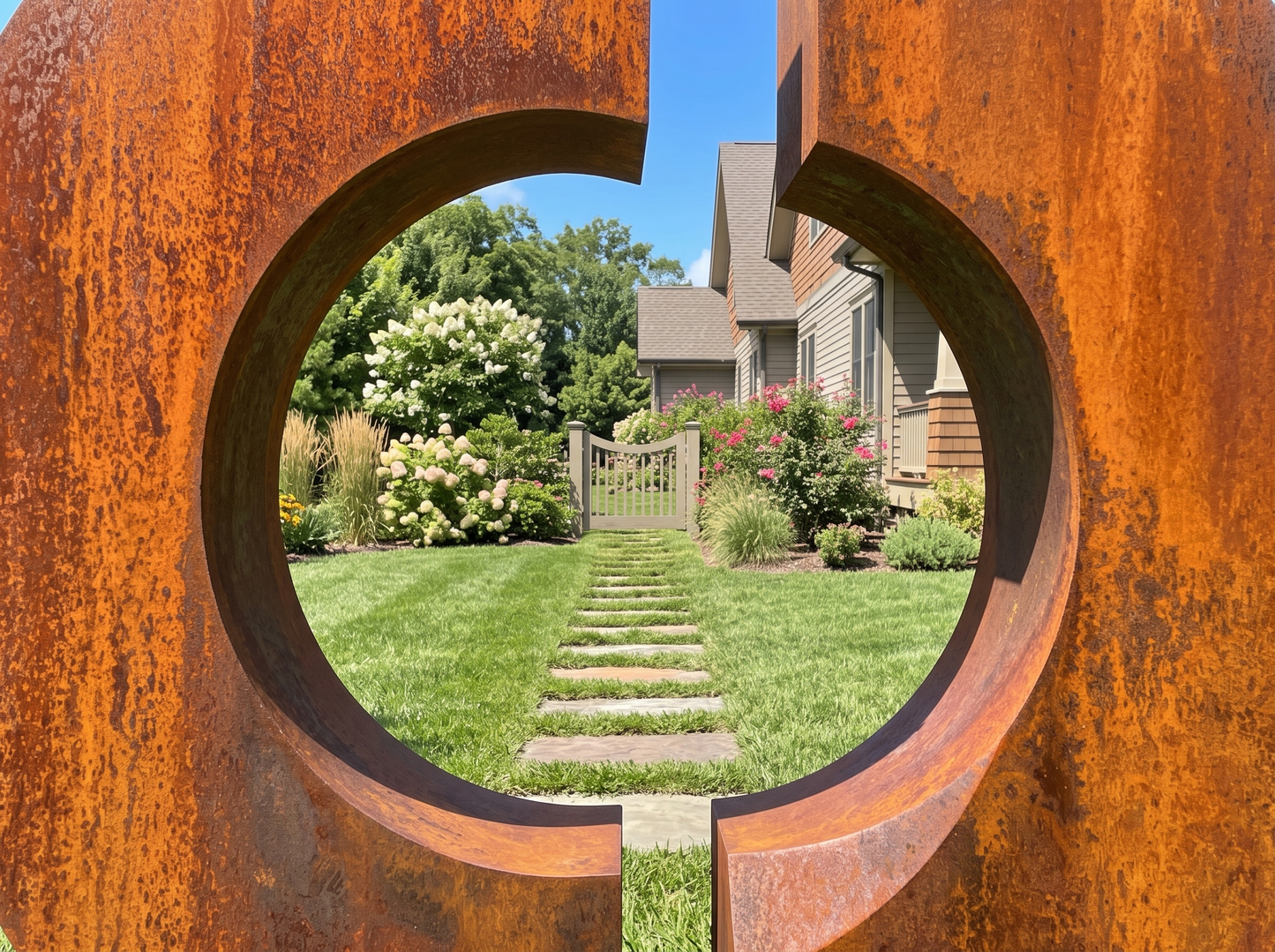 Arc Cut Horizon Sculpture